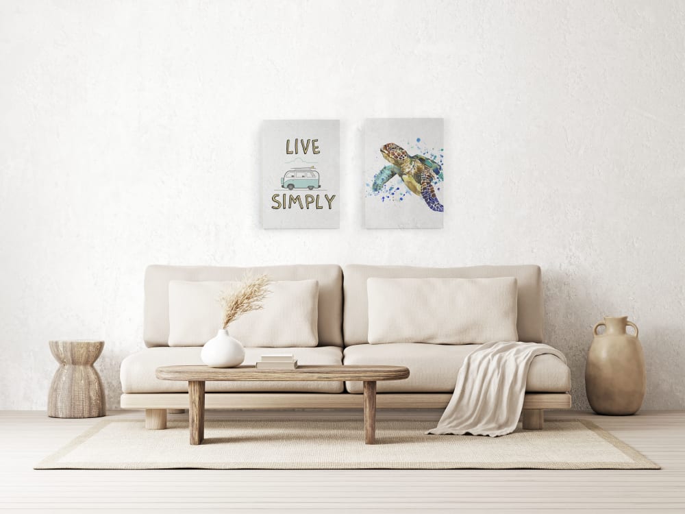 Peinture sur toile 60x40 imprimé HD vie simple - Maisons du Monde