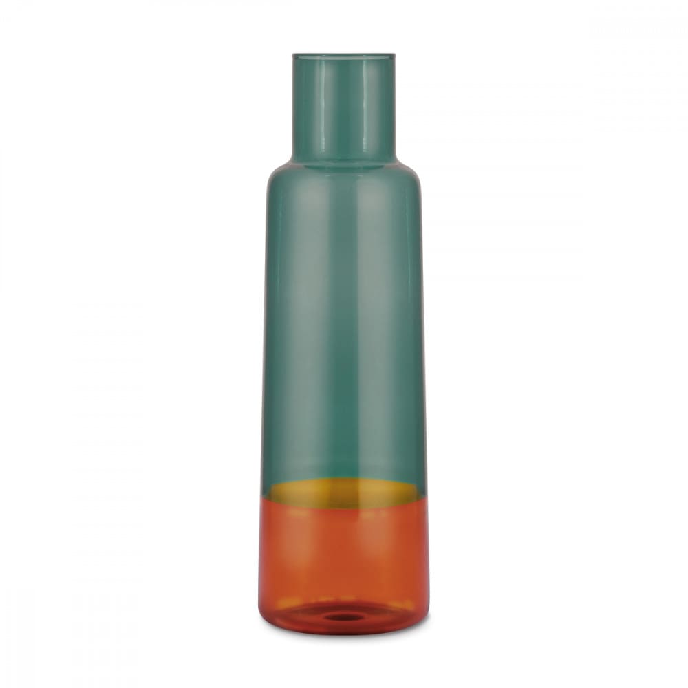 Carafe en verre bicolore 1 litre