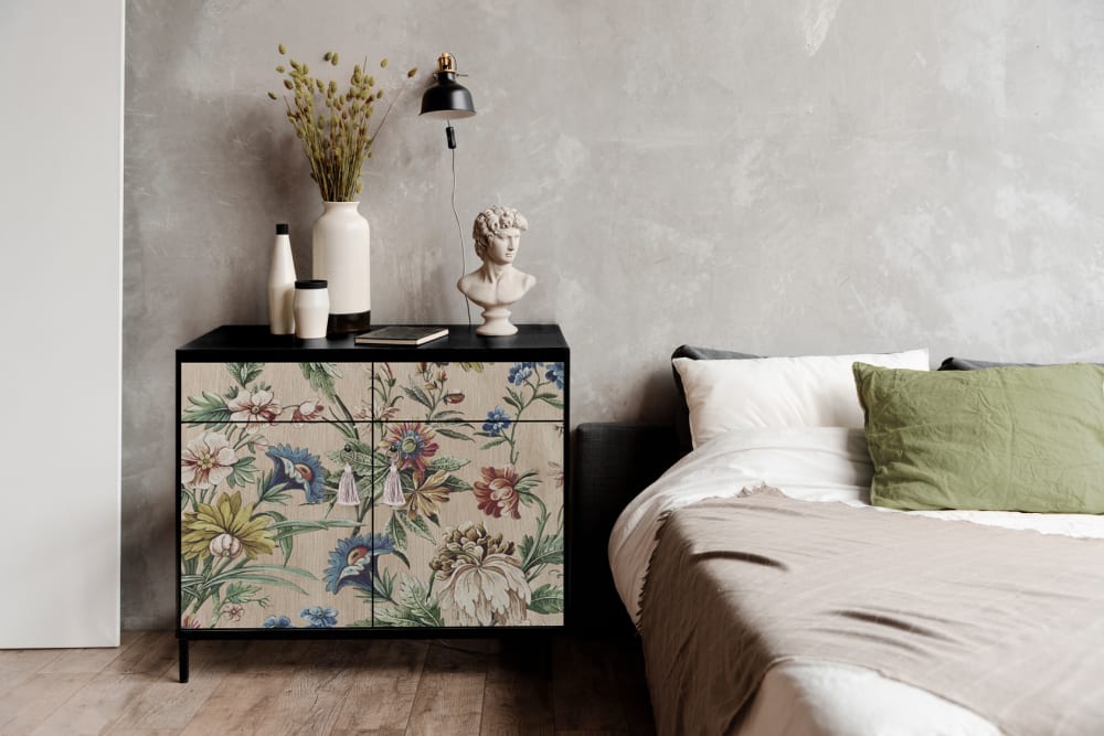 Credenza MDF 2 ante e 2 cassetti stampa - RNT by Really Nice
