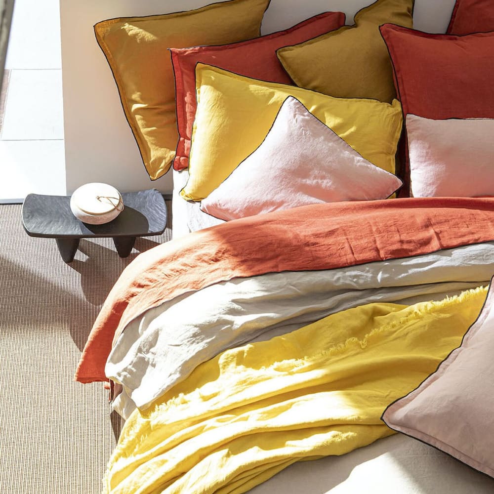 Housse de couette lin naturel 155x220 cm - Maisons du Monde