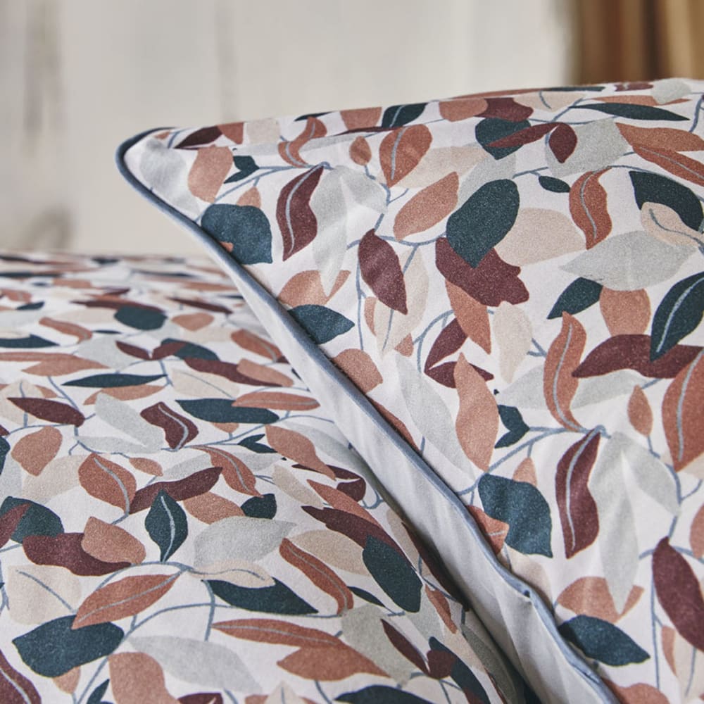 Housse de couette en percale de coton violet 140x200 — vue 4