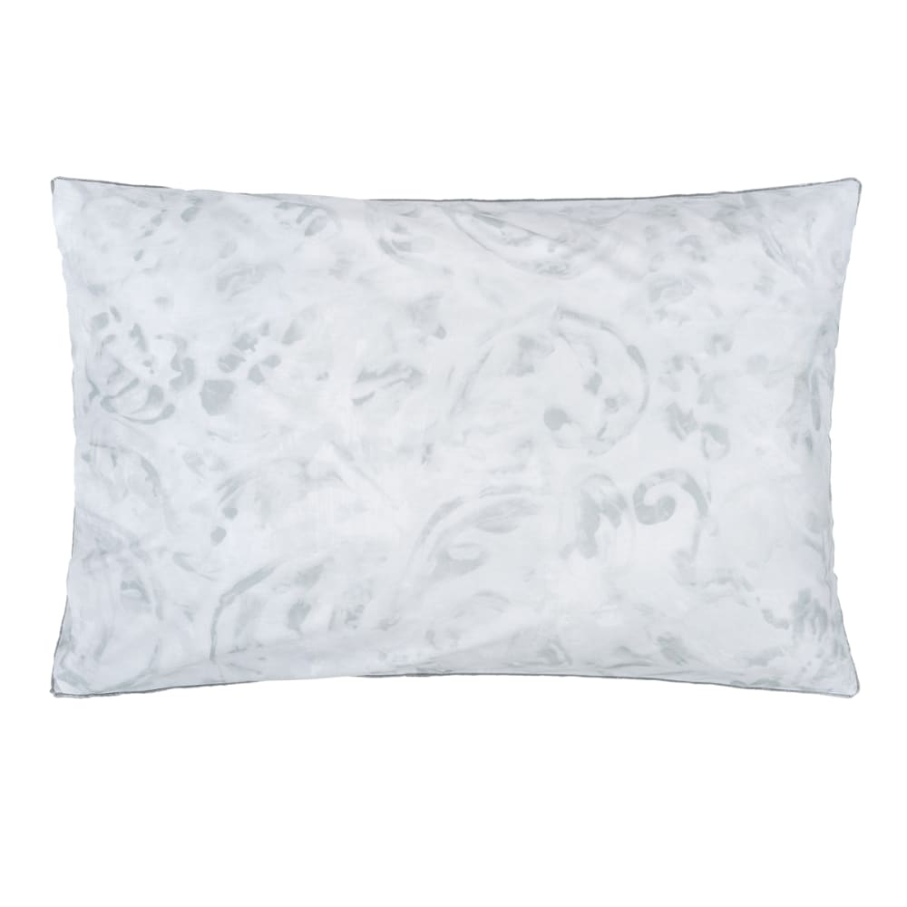 Taie d'oreiller en percale de coton gris 50x75 — vue 3