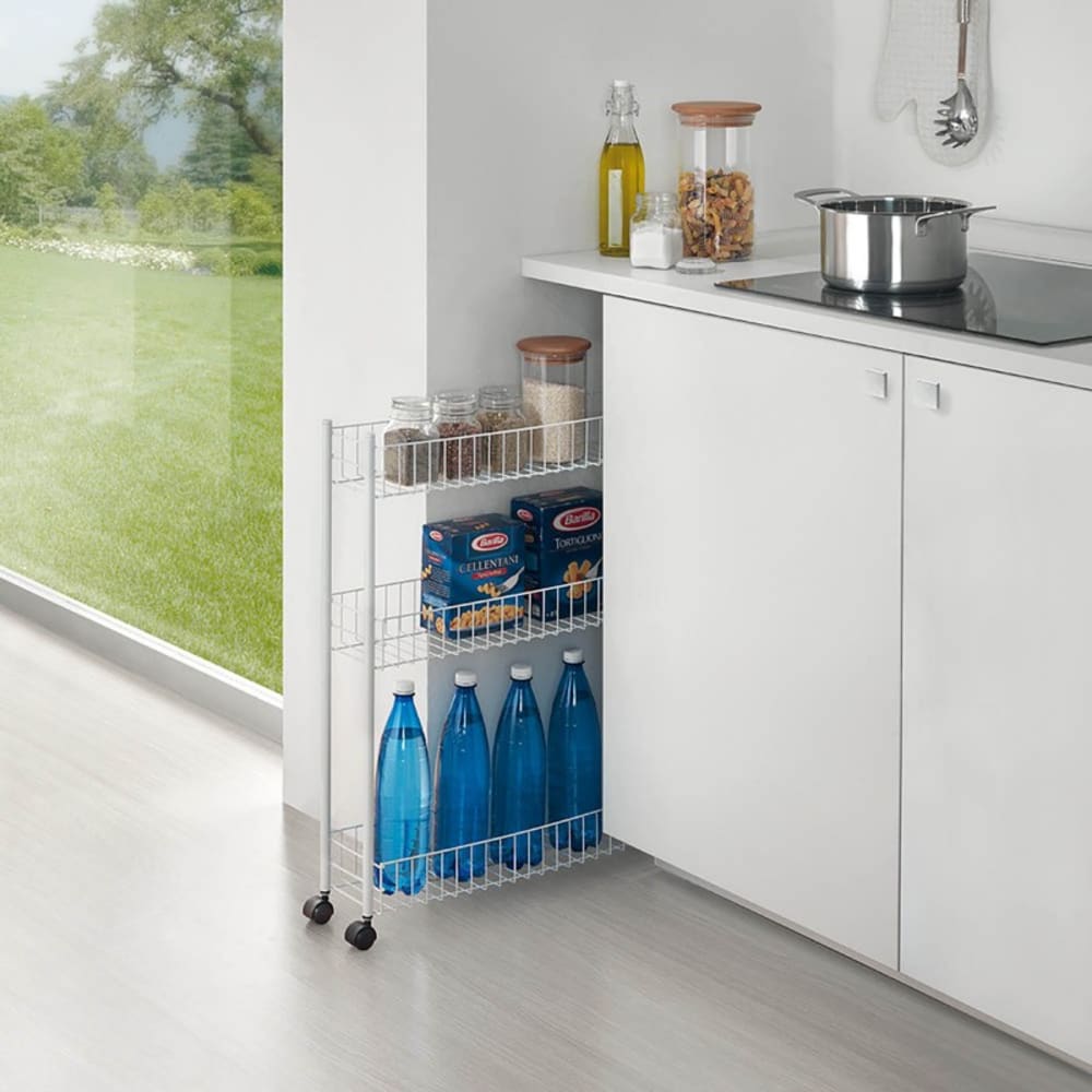 Resserre démontable 3 paniers extra fine blanc - Maisons du Monde