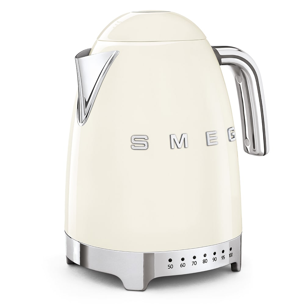 Bouilloire à température réglable 1,7L crème Smeg