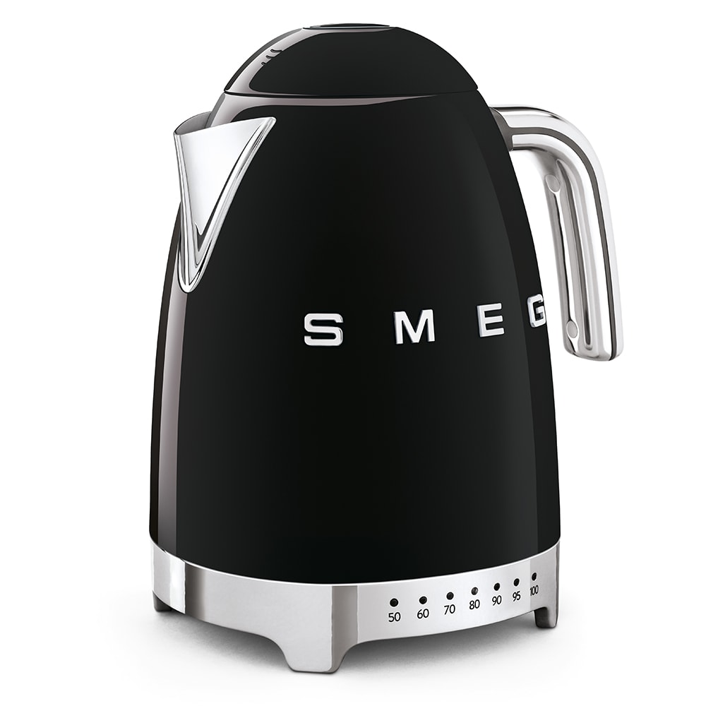 Bouilloire à température réglable 1,7L noir Smeg