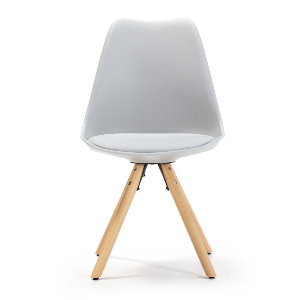 Set di 2 sedie da pranzo in stile nordico grigio - HOMN