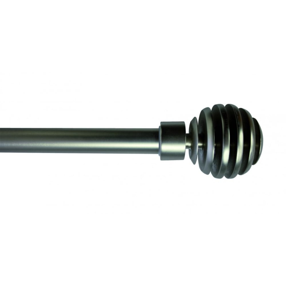 Kit tringle extensible ø 16/19mm 110 à 210 cm argenté