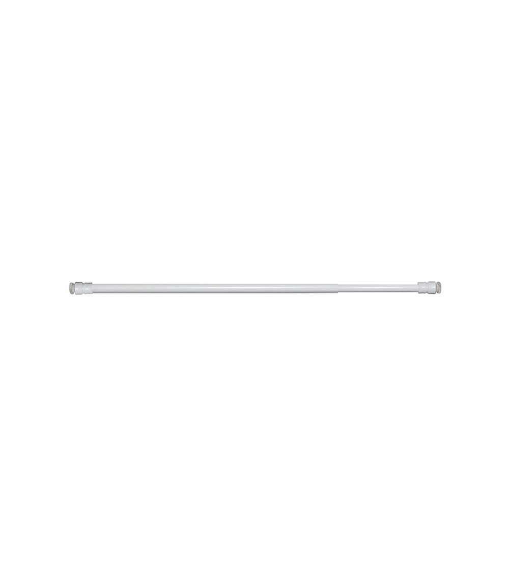 Tringle à rideau sans perçage, extensible de 80 à 120 cm blanc — vue 4
