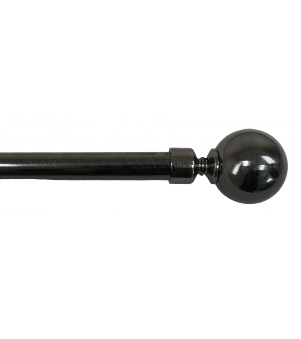 Kit tringle extensible ø 16/19 110 à 210 cm gris