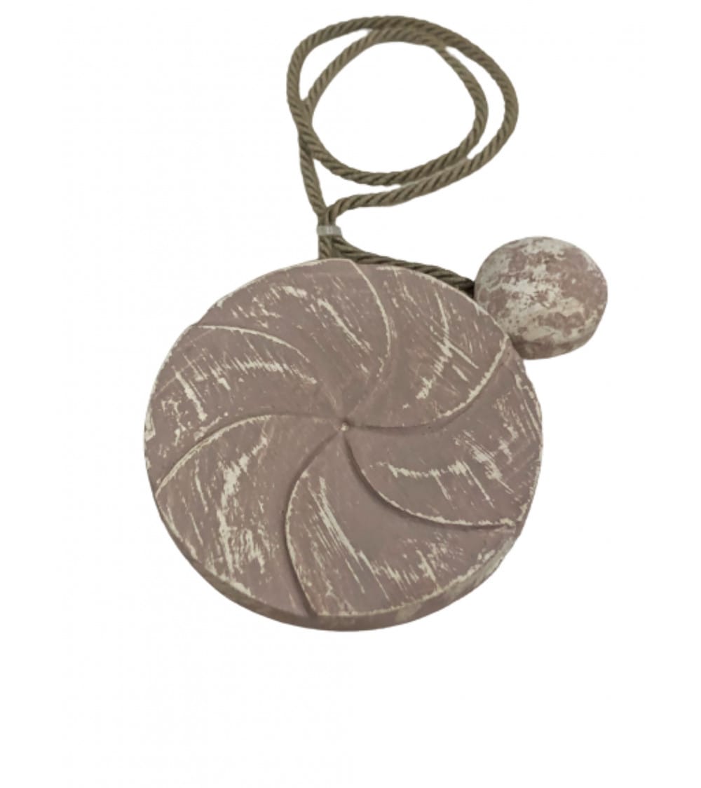 Embrasse rideau aimantée bois beige