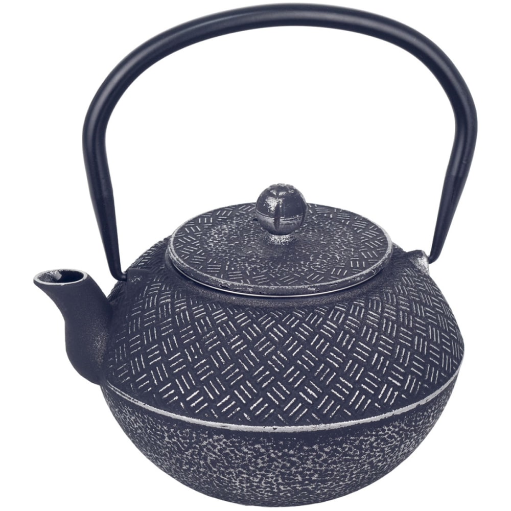Signes Grimalt Théière de type japonaise noire en fonte 1 litre style inspirations d'ailleurs