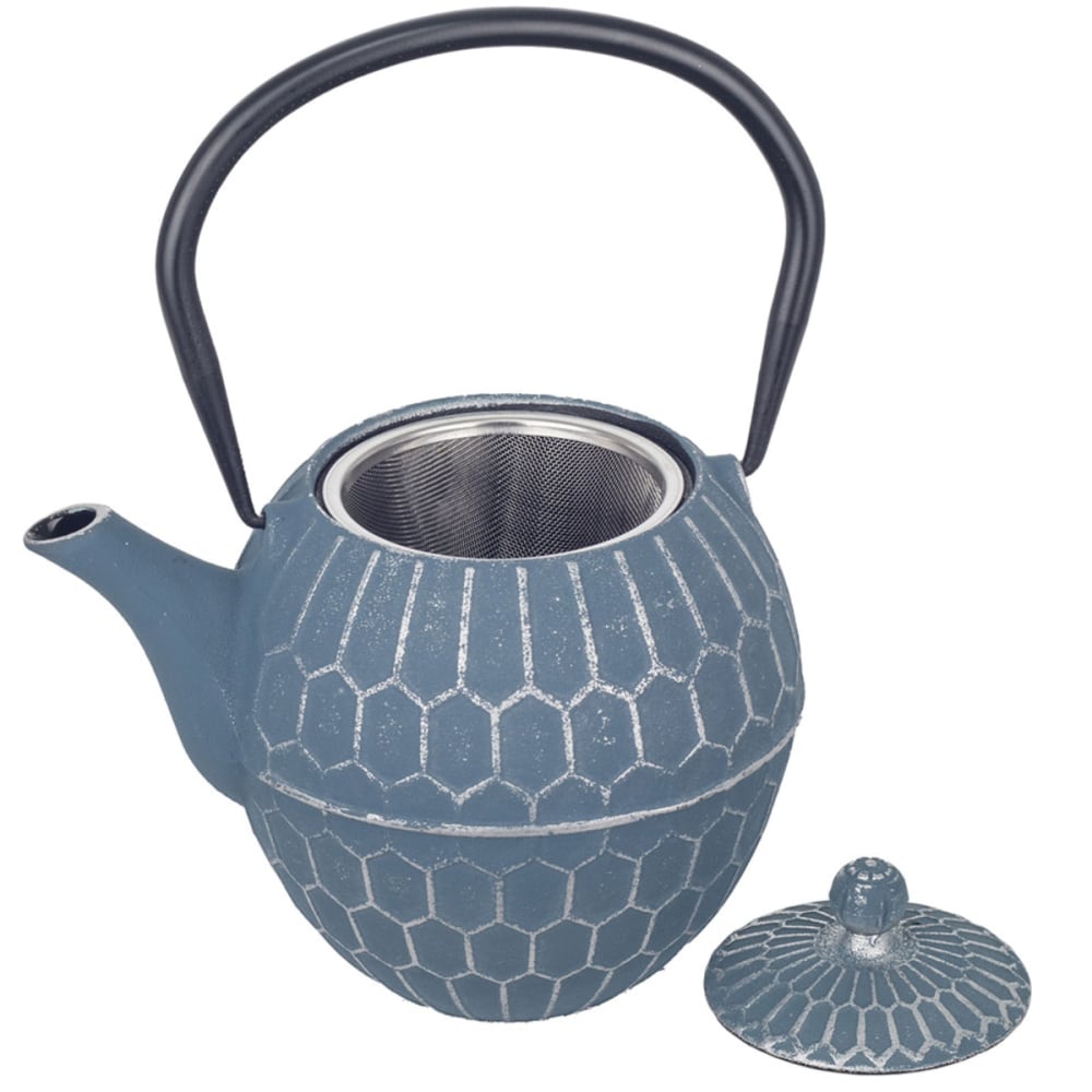 Théière de type japonaise gris-bleu en fonte 1.3 litre - Maisons du Monde