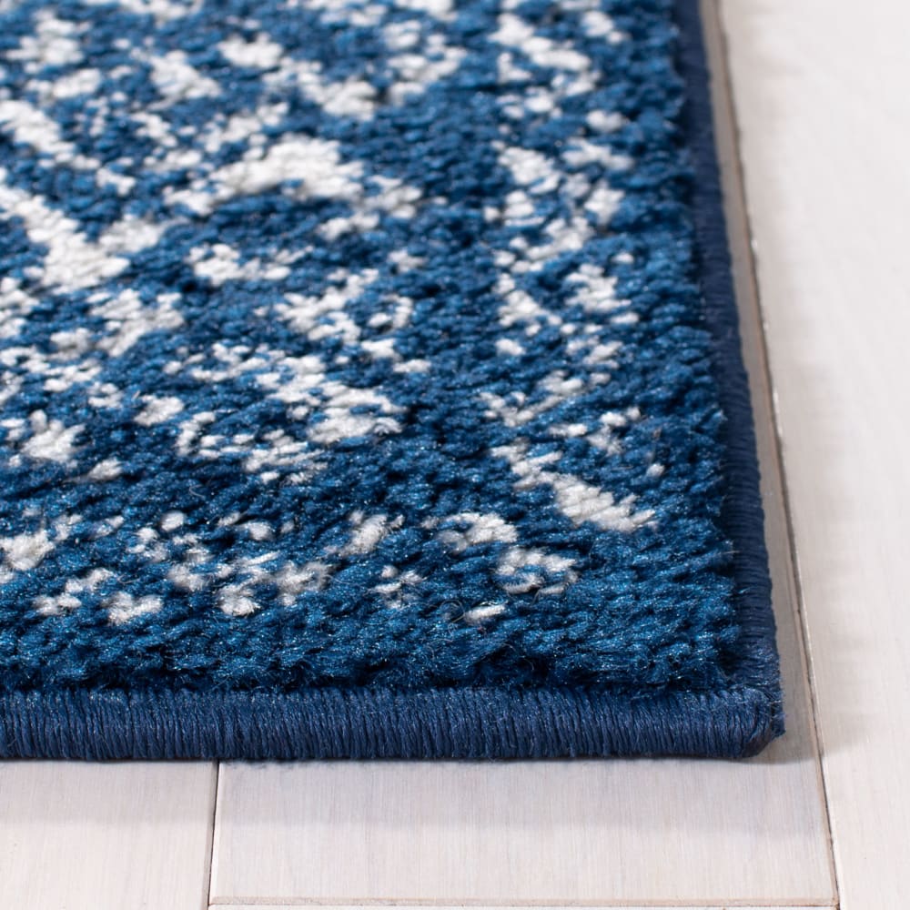 Tapis de transition en polypropylène bleu/blanc, 122 x 183 cm — vue 4