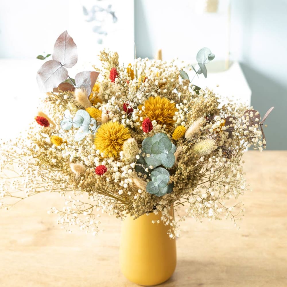 Bouquet de fleurs séchées