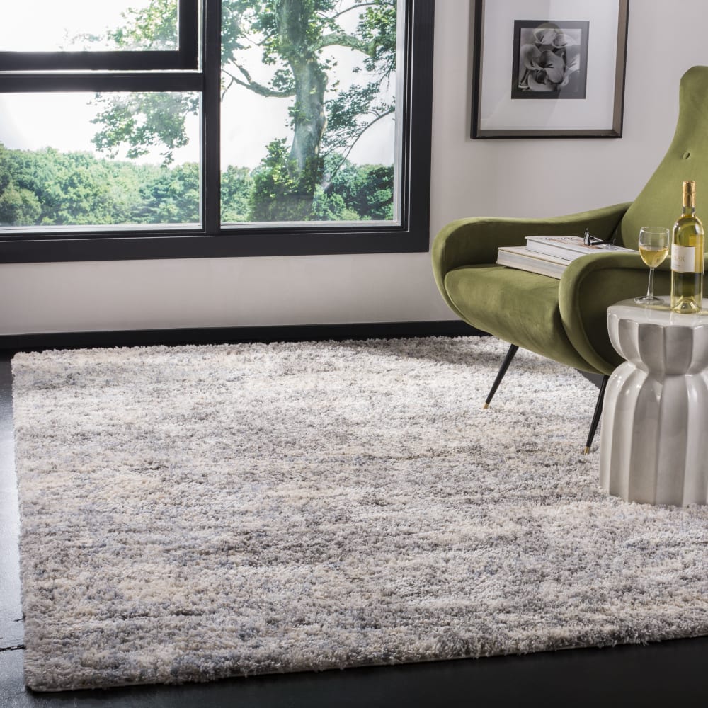 Tapis en polypropylène gris/beige, 160 x 229 cm — vue 3