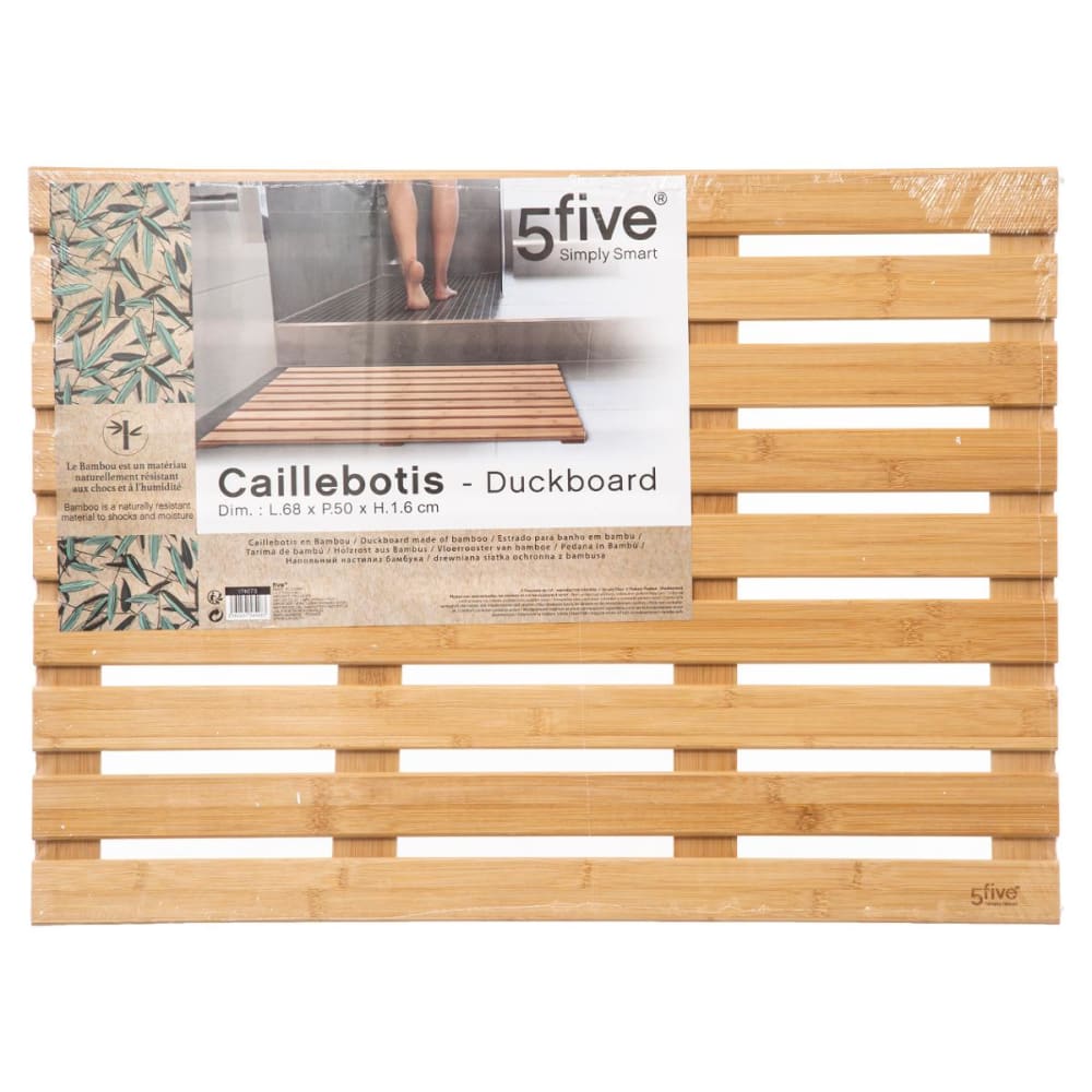 Caillebotis pour salle de bain 50 x 68 cm Bambou - Five — vue 3