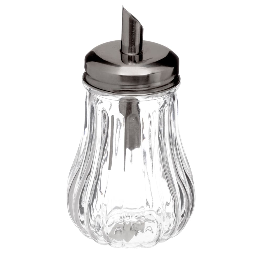 Sucrier doseur en verre et inox - 180ml Sucrier doseur en verre et inox - 180ml