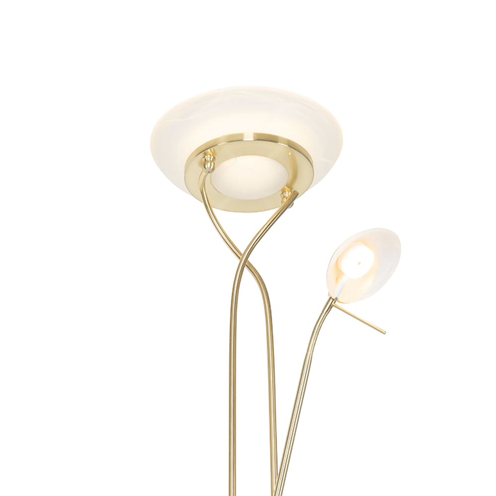 Lampadaire laiton led variateur lampe lecture — vue 3