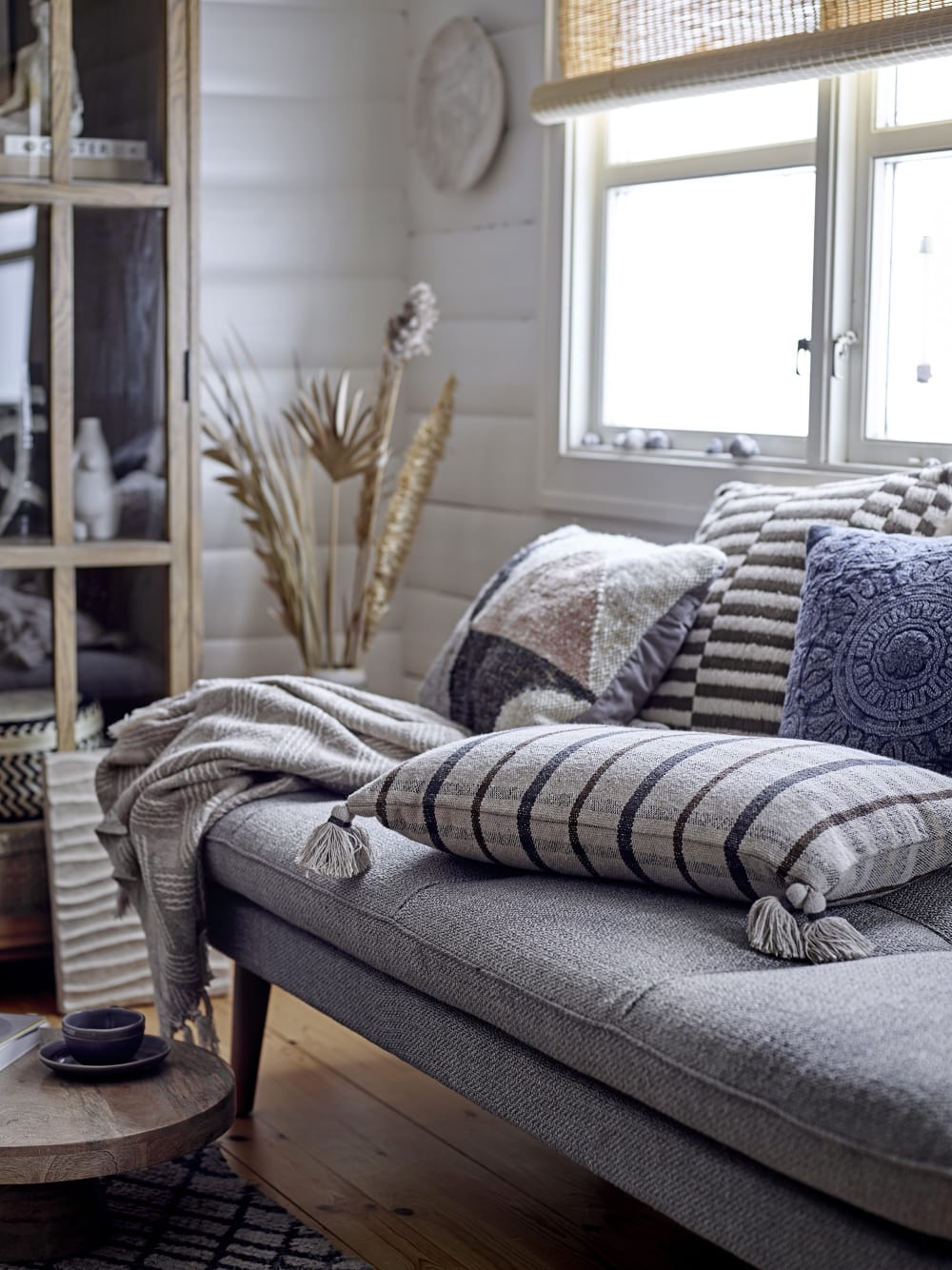 Tasse à cappuccino et soucoupe en grès gris - Maisons du Monde