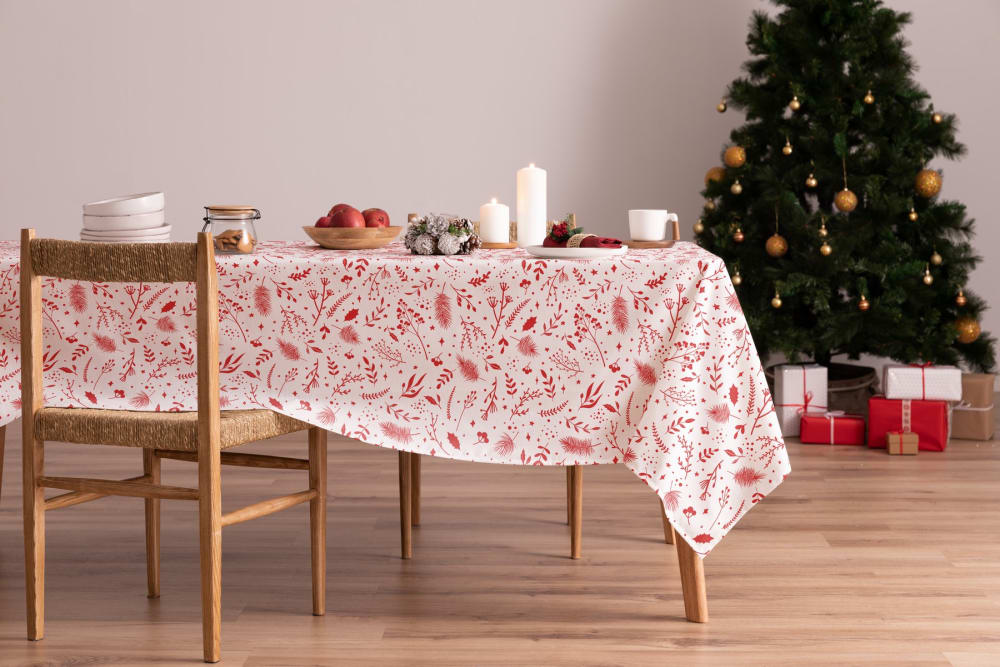 Mantel estampado multicolor antimanchas algodón 140x200 cm - Maisons du Monde