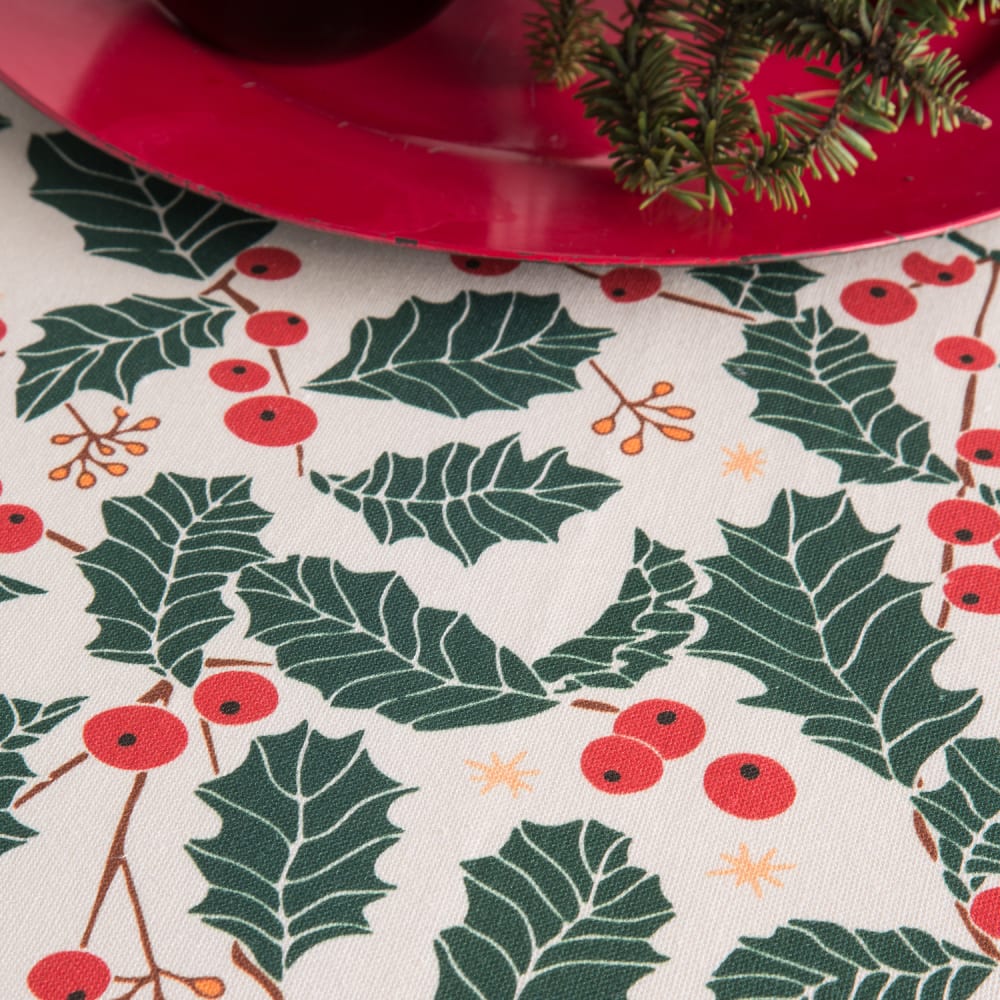 Mantel estampado multicolor antimanchas algodón 140x140 cm - Maisons du Monde