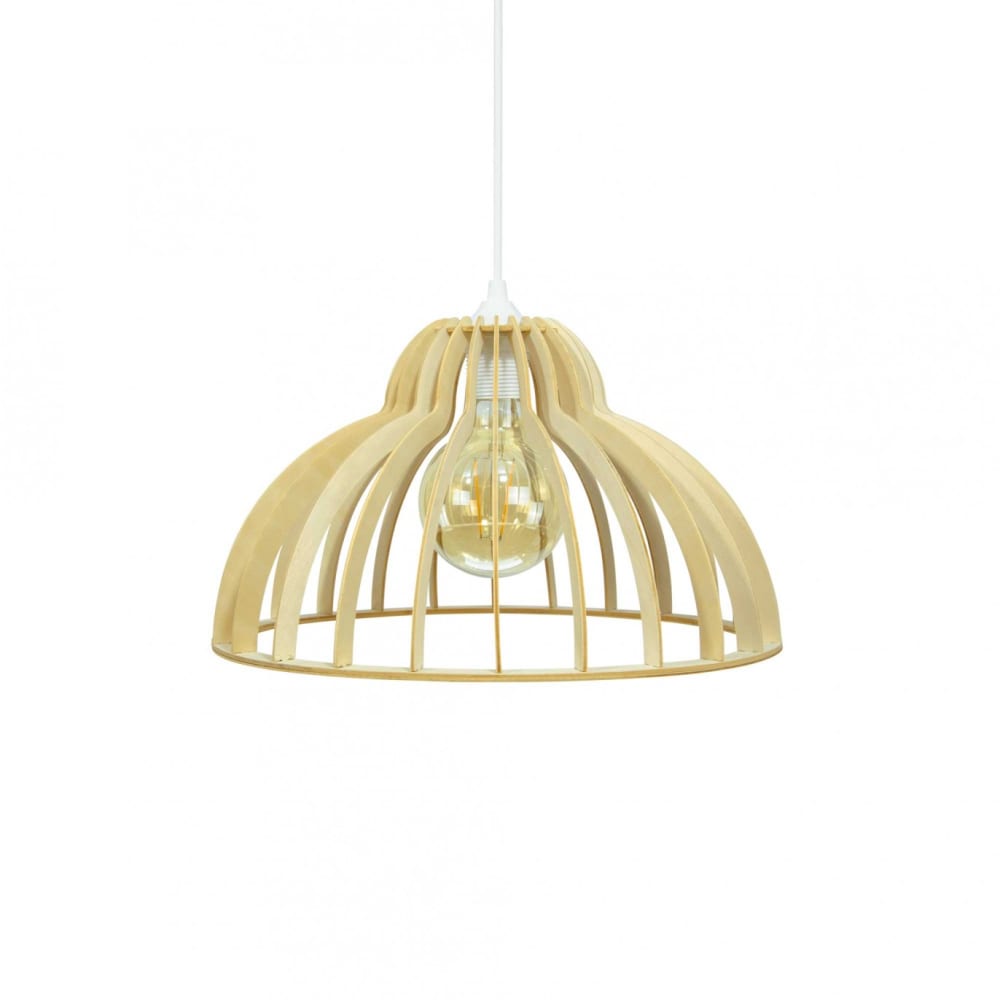 Suspension en lamelles de bois — vue 4