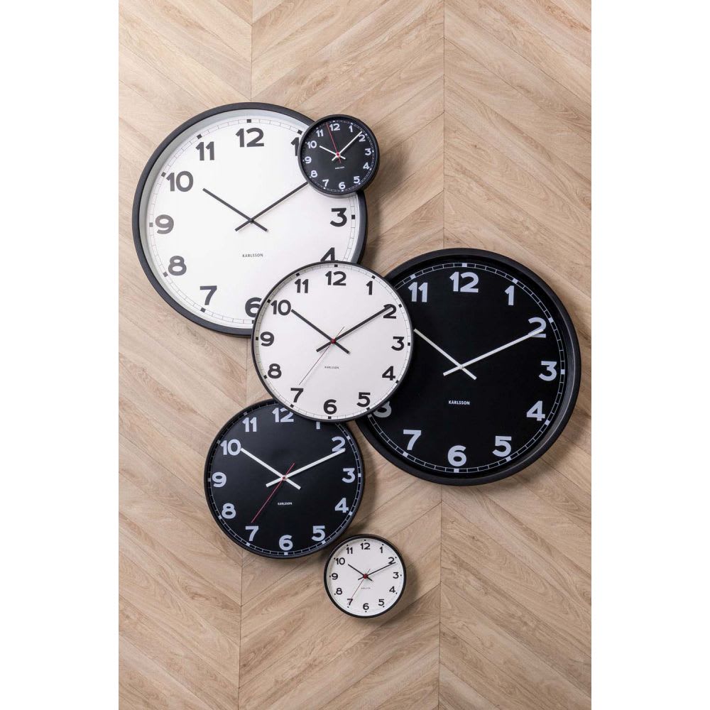 Horloge murale fer blanc ø20cm - Maisons du Monde