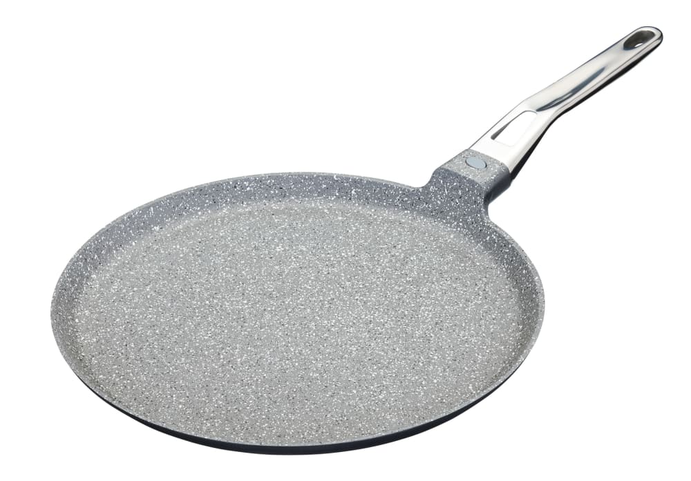 molde para tortitas 28cm en fundicion de aluminio gris
