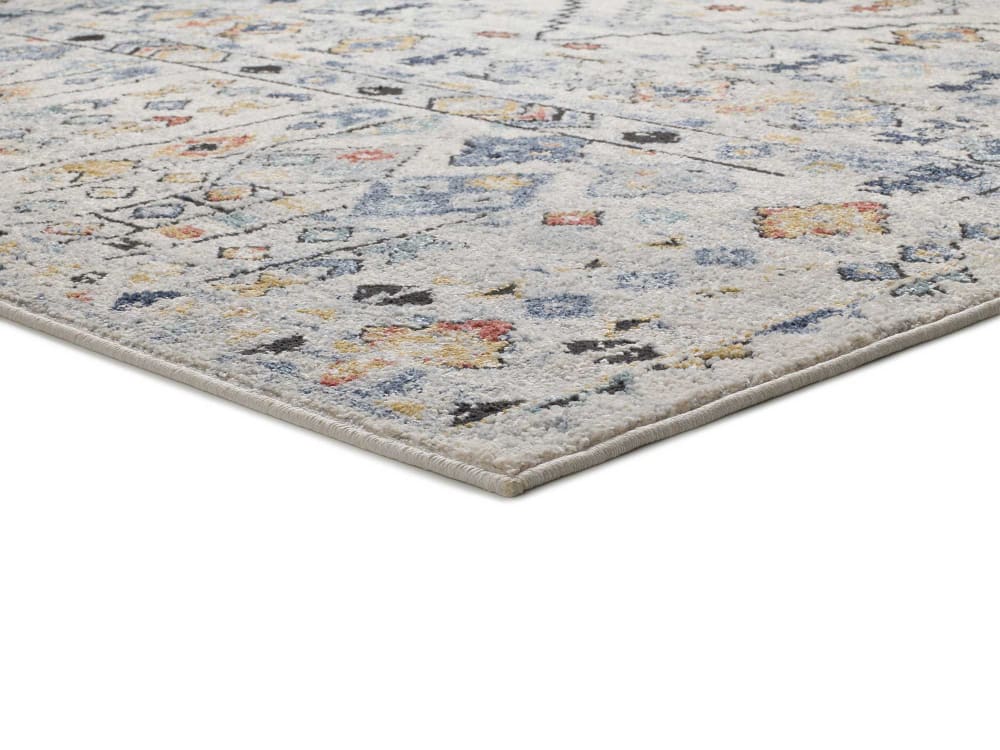 Tapis ethnique beige/bleu/multicolore 160x230 cm — vue 4