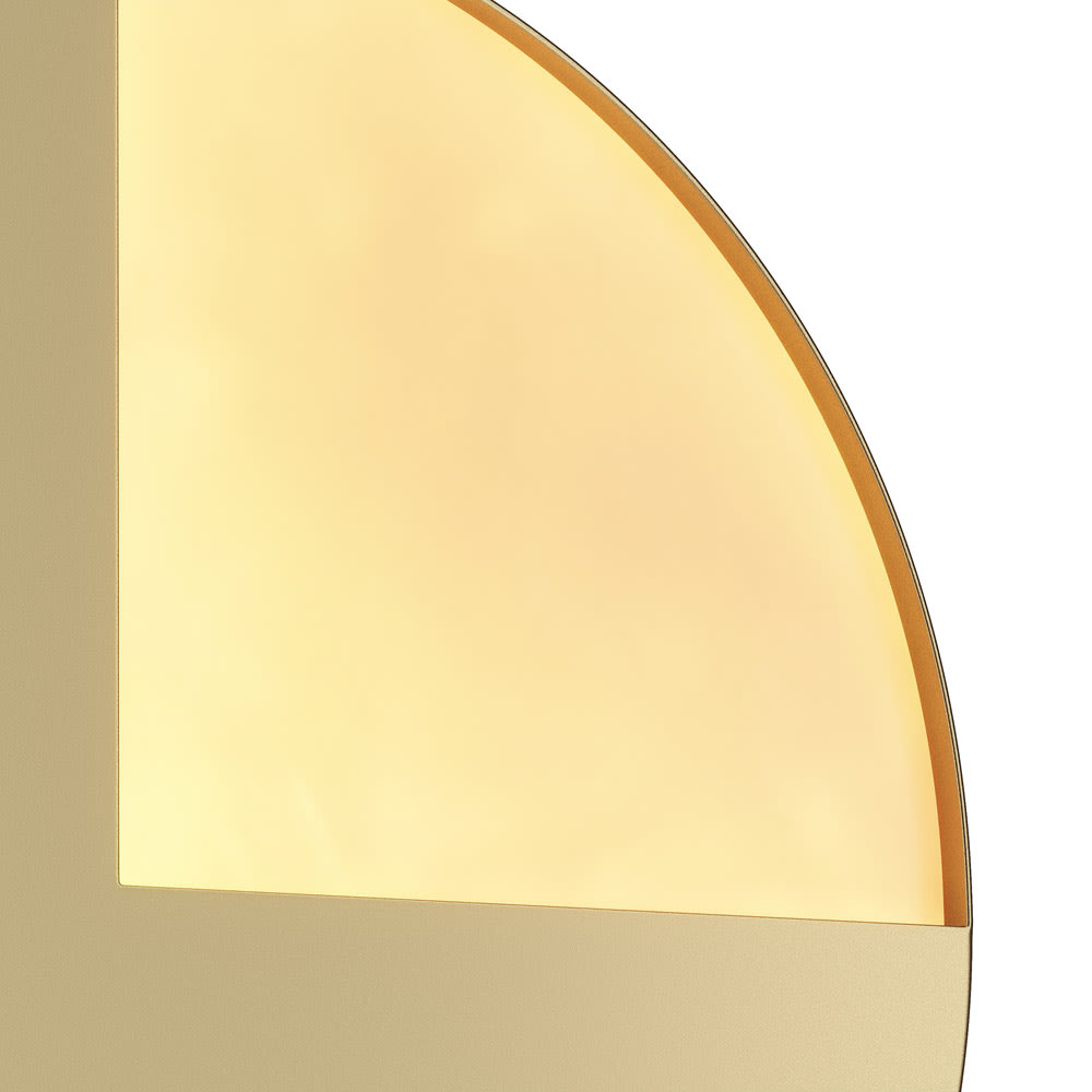 Applique murale Led 6W moderne et élégante circulaire doré ø 18,4 cm — vue 4
