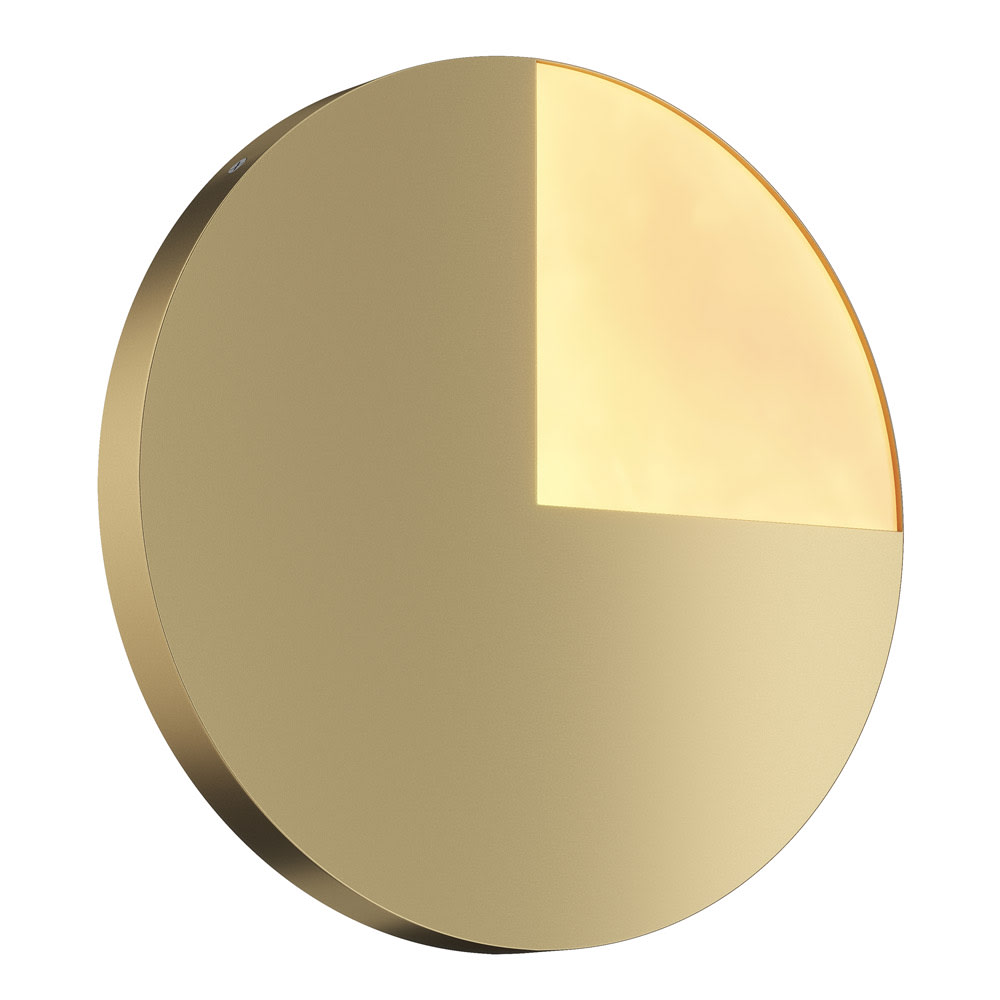 Maytoni Wandleuchte 10w led modern und elegant rund goldfarben ø38,1 cm style modern Weiß Metall