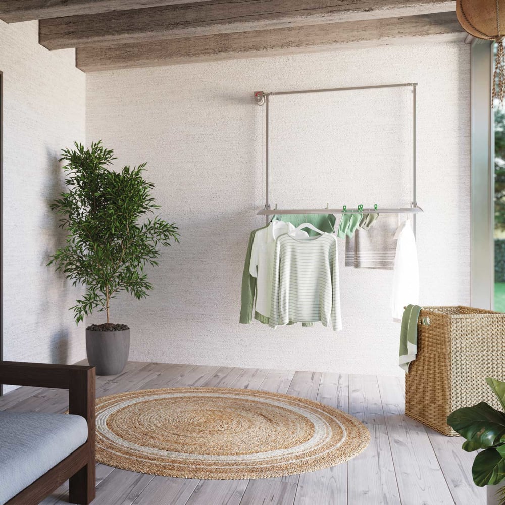 Stendino da parete grigio verticale 108x52x137 cm - Foxydry