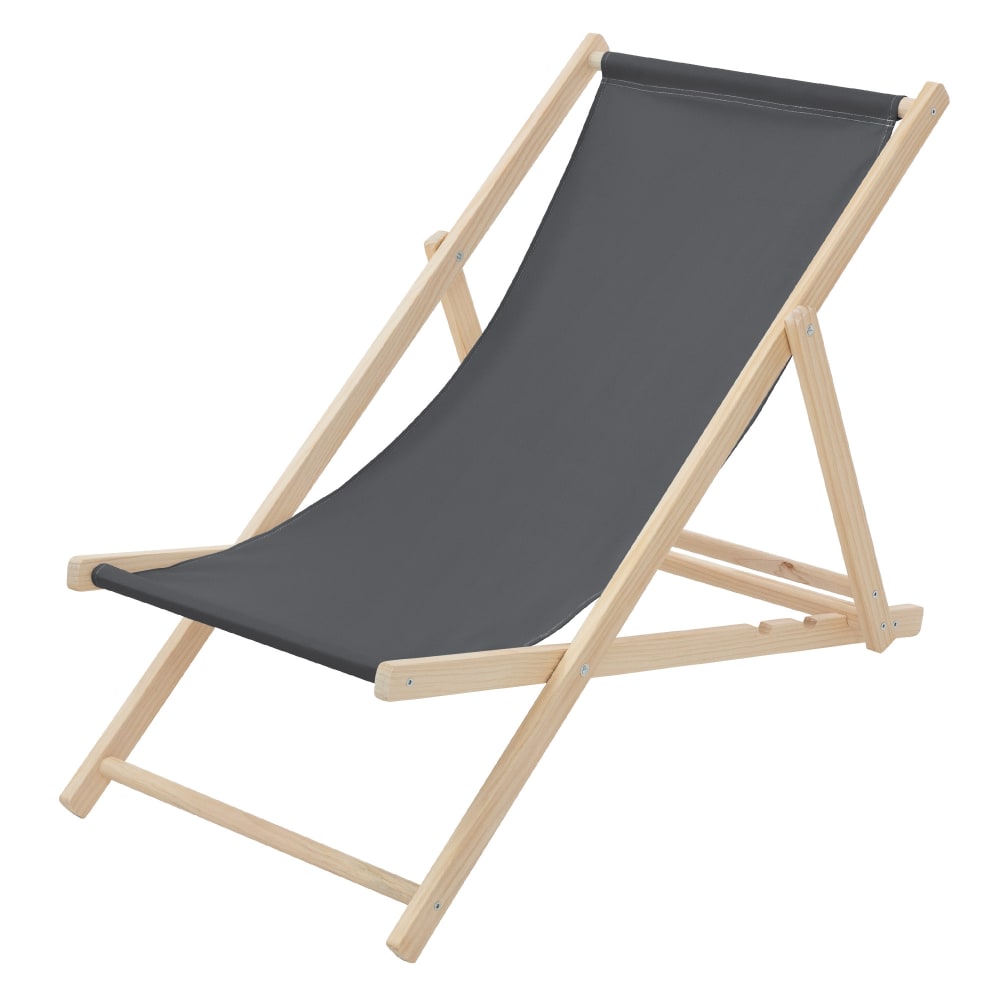 ECD Germany Silla de playa antracita