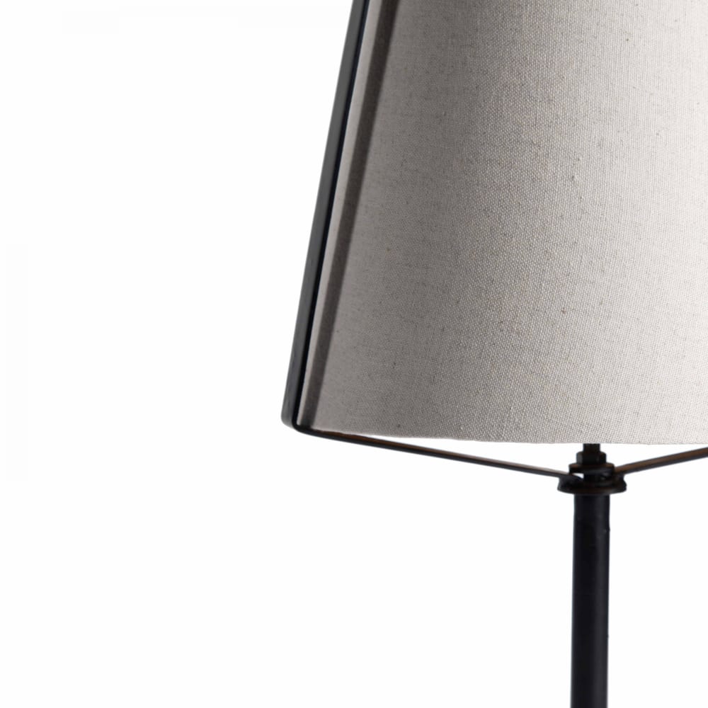 Lampe à poser design avec abat-jour en lin — vue 4