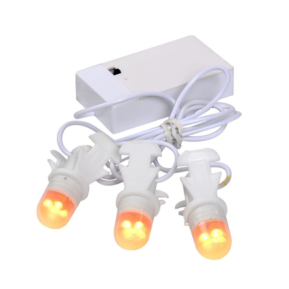 Village de noël blanc chaud plastique h9xl9xl15cm - Maisons du Monde