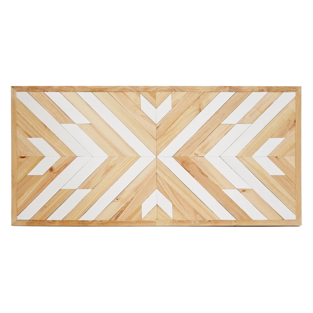 Tête de lit en bois de pin ethnique 165x80cm