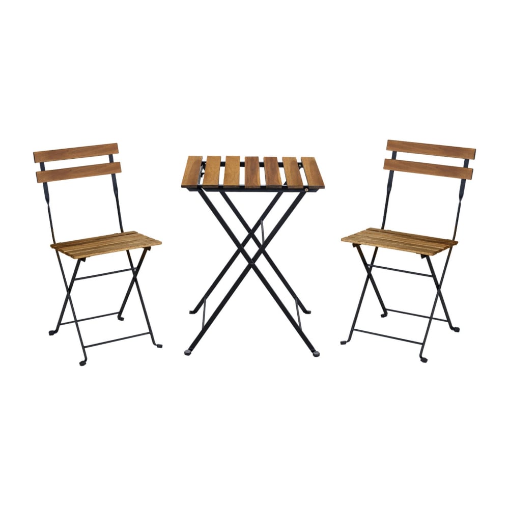 Table de jardin bistrot en bois, 55 x 54 cm