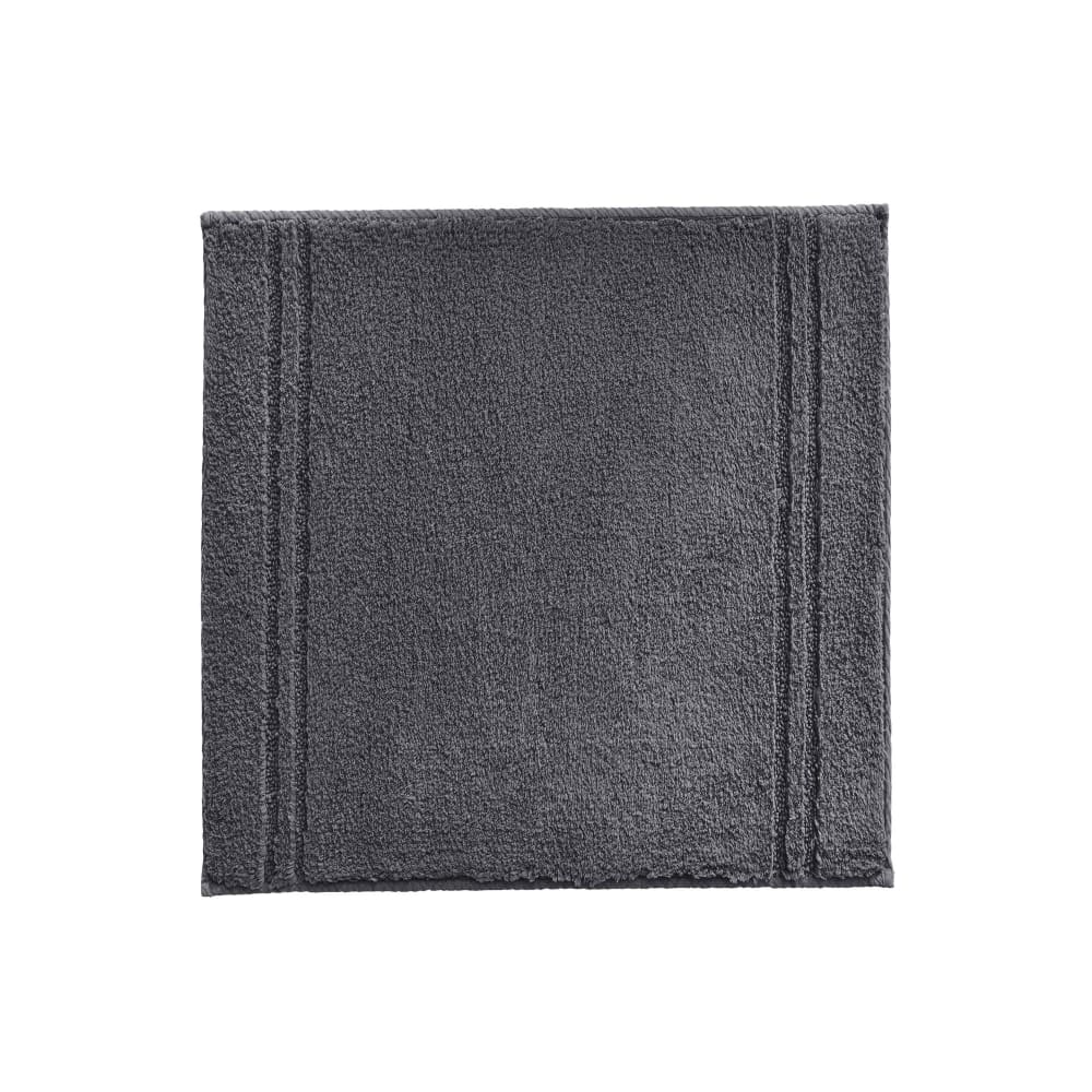 Tapis de bain en coton gris anthracite 60x60cm