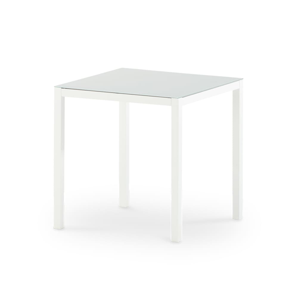Mesa de comedor / balcón 70×70 cm blanca