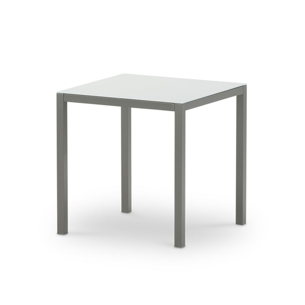 Mesa de comedor / balcón 70×70 cm antracita