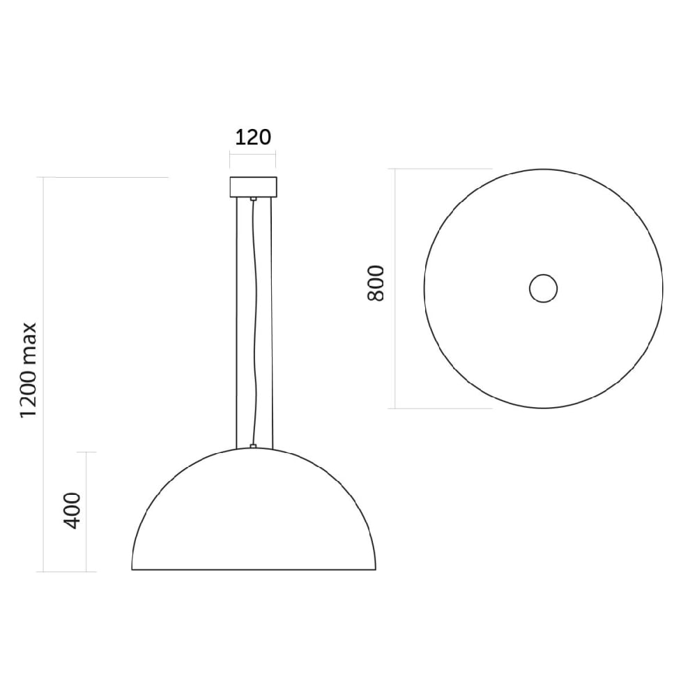 Cassis - lampe à suspension en métal blanc e27 — vue 4