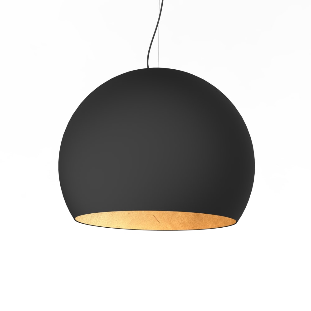 Joe - lampe à suspension en métal doré nero e27 Joe - lampe à suspension en métal doré nero e27