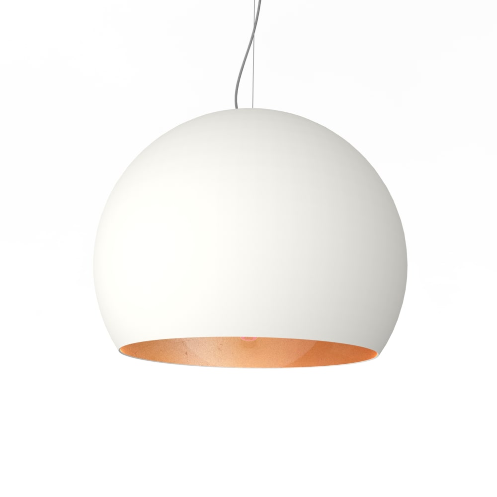 Joe - lampe à suspension en métal cuivre bianco e27 Joe - lampe à suspension en métal cuivre bianco e27