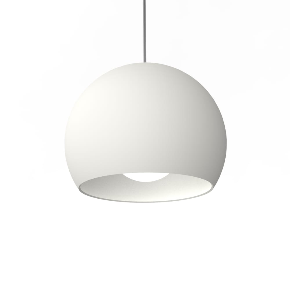 Joe - lampe à suspension en métal blanc e27 — vue 4