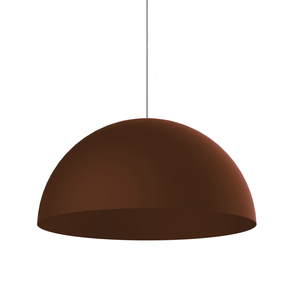 Cassis - lampe à suspension en métal corten e27