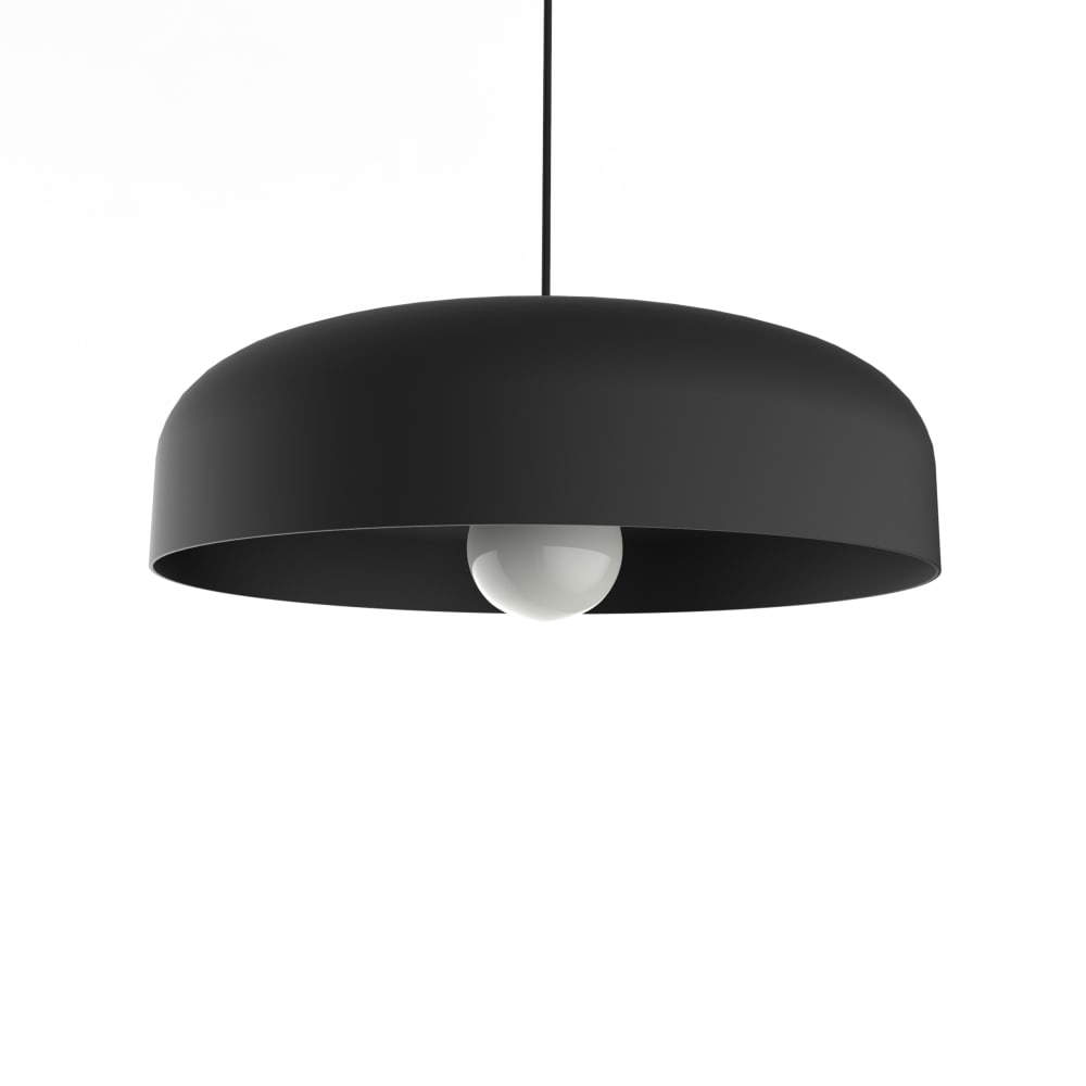 Tuzzi - lampe à suspension en métal noir e27 Tuzzi - lampe à suspension en métal noir e27