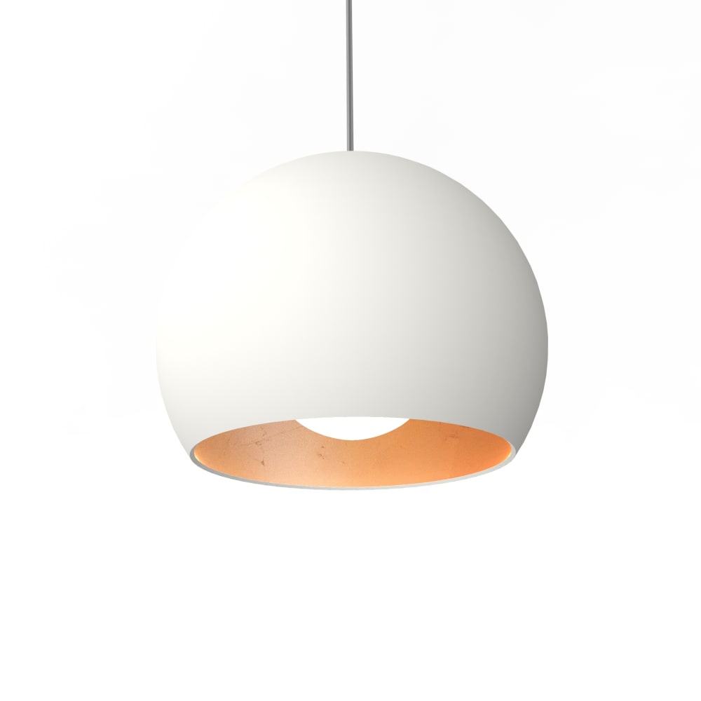 Joe - lampe à suspension en métal cuivre bianco e27 Joe - lampe à suspension en métal cuivre bianco e27