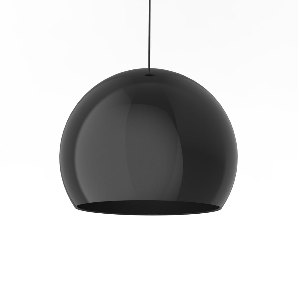 Joe - lampe à suspension en métal noir lucido e27 Joe - lampe à suspension en métal noir lucido e27