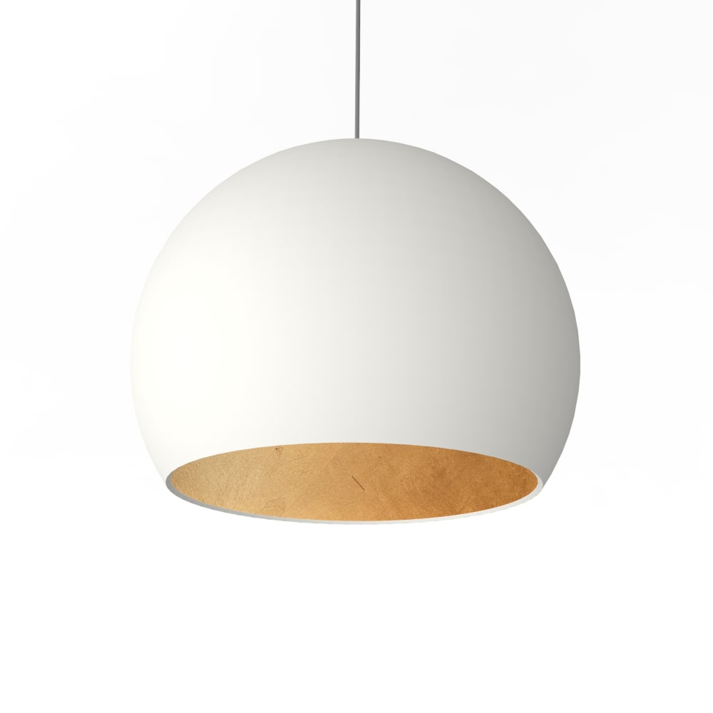 Joe - lampe à suspension en métal doré bianco e27 Joe - lampe à suspension en métal doré bianco e27