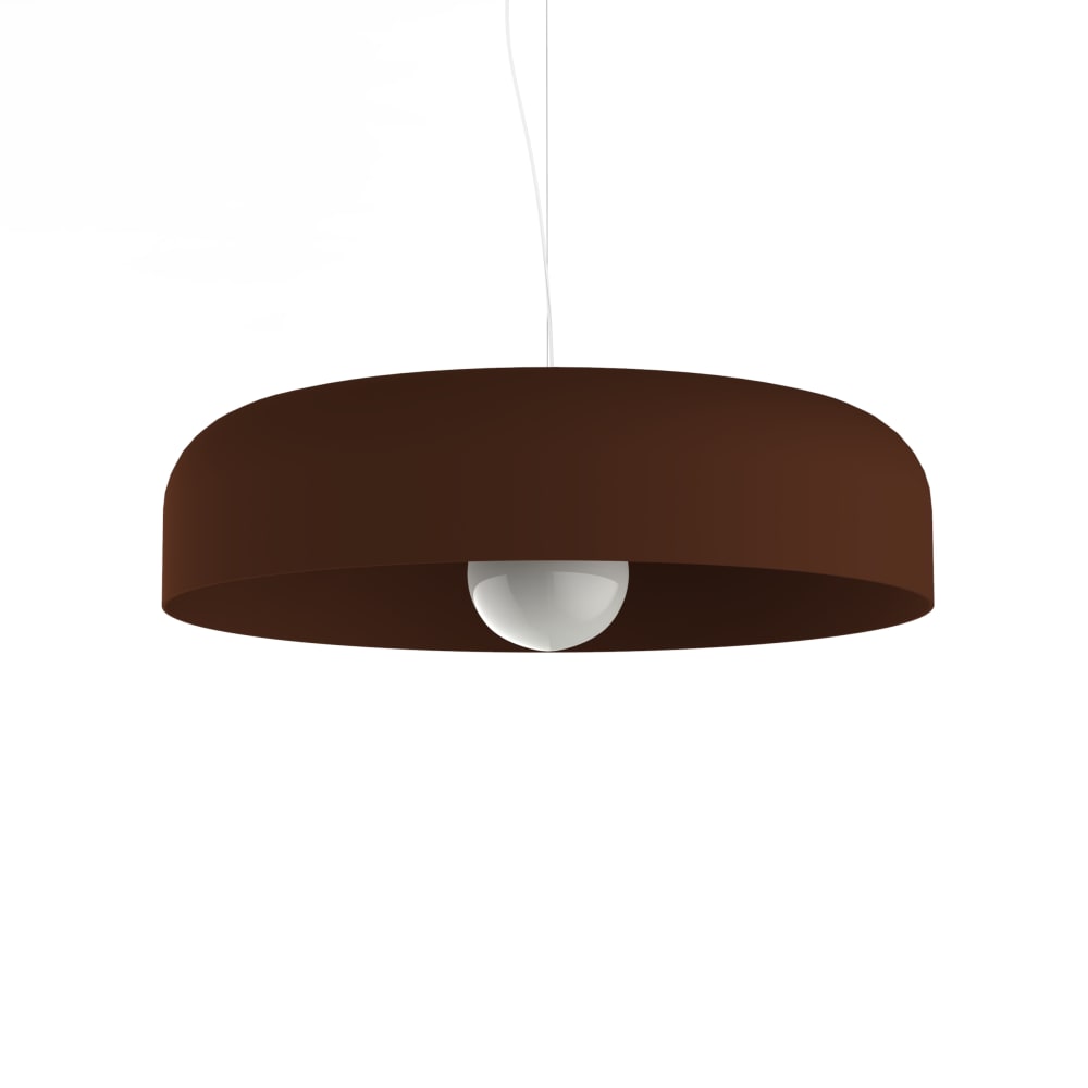 Suspension en métal marron E27